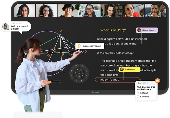 A hybrid class in Math 